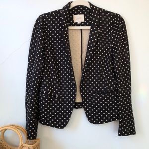 Loft blazer, sweatshirt material